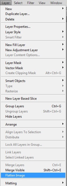 Flatten Image Flatten Image
